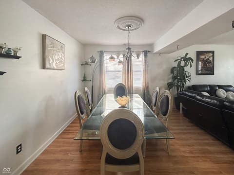 Dining room at 1678 Juniper Lane, Greenwood, IN