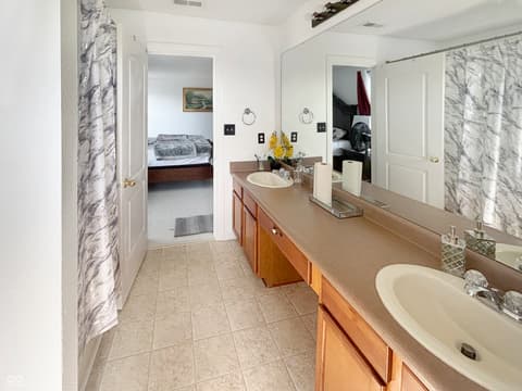 Primary bathroom at 1678 Juniper Lane, Greenwood, IN