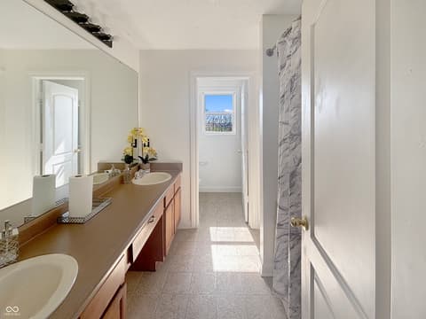 Primary bathroom at 1678 Juniper Lane, Greenwood, IN