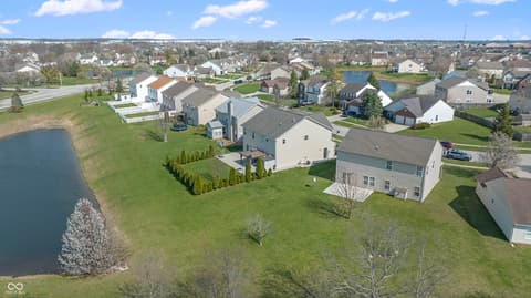 Aerial view at 1678 Juniper Lane, Greenwood, IN