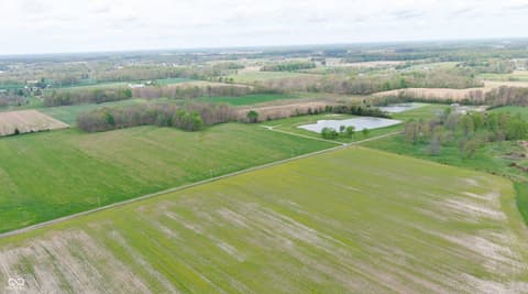 Aerial view at 8435 E County Road 1000 N, Sunman, IN