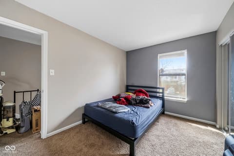 Bedroom at 9463 Grinnell Street, Indianapolis, IN