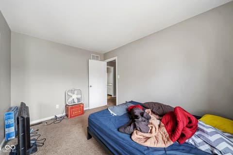 Bedroom at 9463 Grinnell Street, Indianapolis, IN