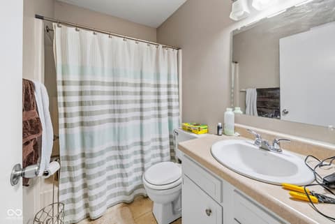 Bathroom at 9463 Grinnell Street, Indianapolis, IN