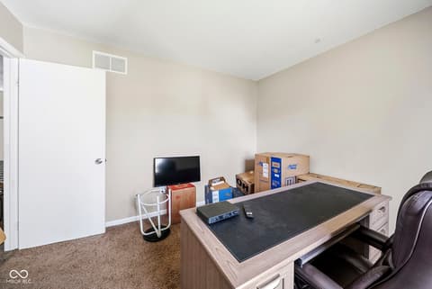 Home office at 9463 Grinnell Street, Indianapolis, IN