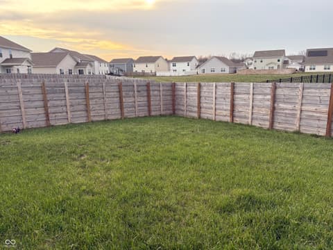 Yard at 1580 Vera Boulevard, Danville, IN