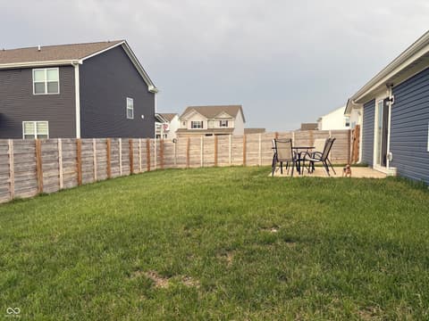 Yard at 1580 Vera Boulevard, Danville, IN