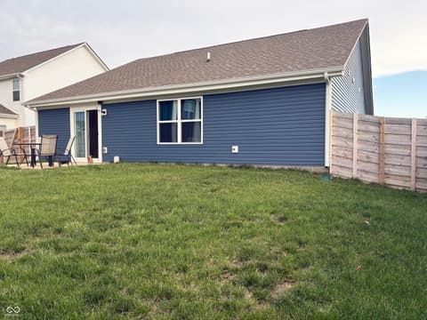 Backyard at 1580 Vera Boulevard, Danville, IN