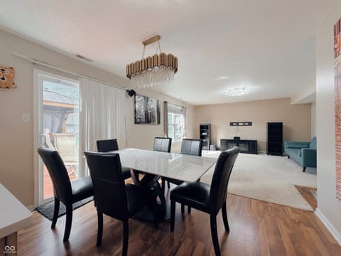 Dining room at 8607 Longspur Court, Indianapolis, IN