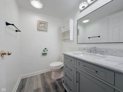 Bathroom at 8607 Longspur Court, Indianapolis, IN