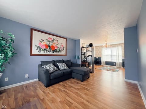 Living room at 8607 Longspur Court, Indianapolis, IN