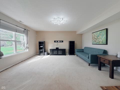 Living room at 8607 Longspur Court, Indianapolis, IN