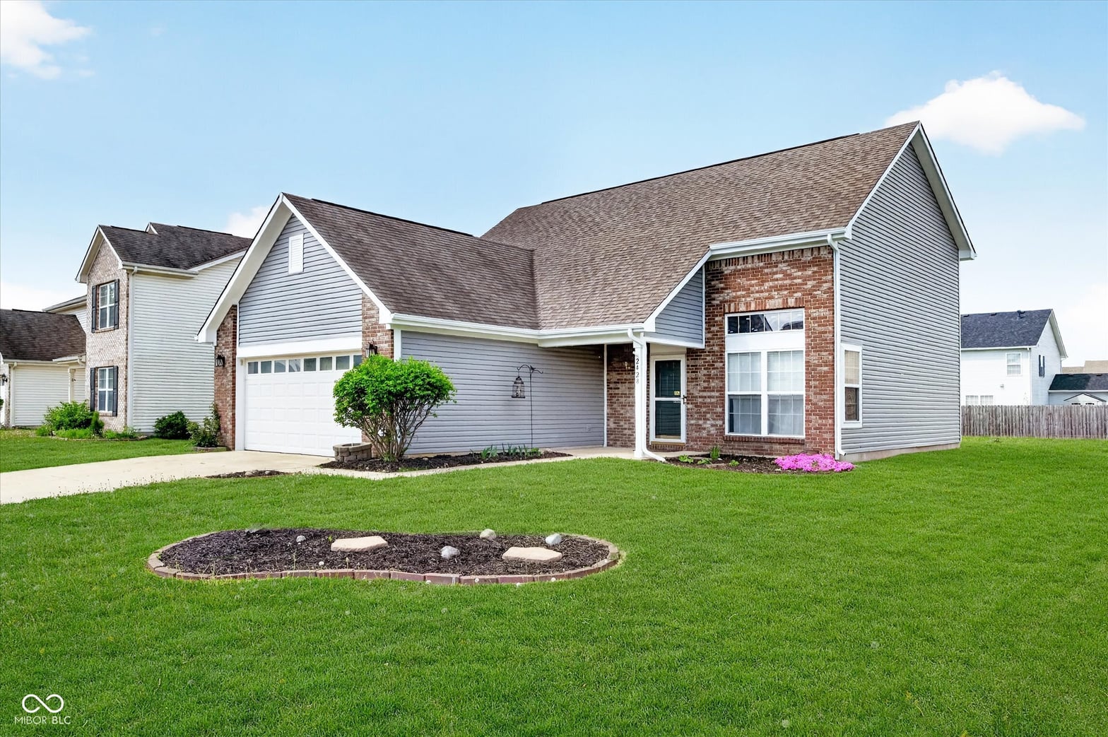 Front exterior at 2428 Foxtail Drive, Plainfield, IN