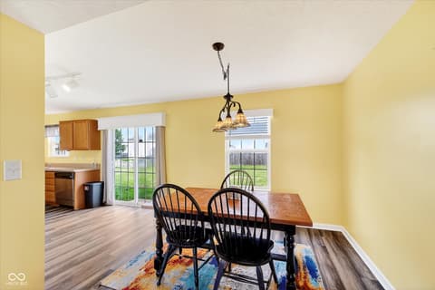 Dining room at 2428 Foxtail Drive, Plainfield, IN