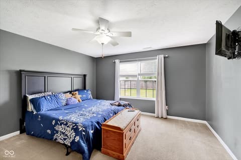 Primary bedroom at 2428 Foxtail Drive, Plainfield, IN