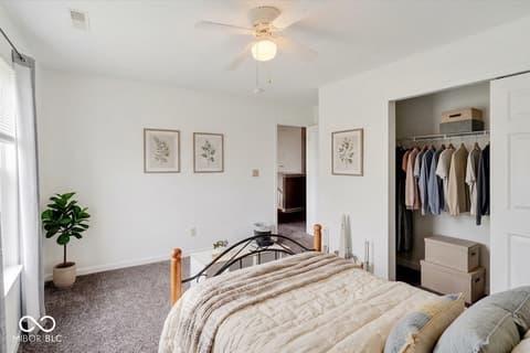 Bedroom at 2428 Foxtail Drive, Plainfield, IN