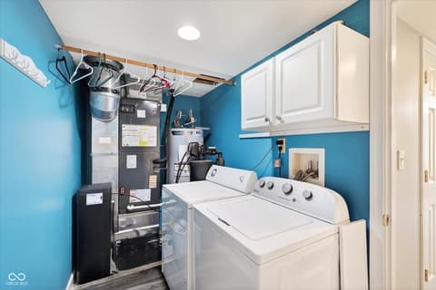 Laundry room at 2428 Foxtail Drive, Plainfield, IN