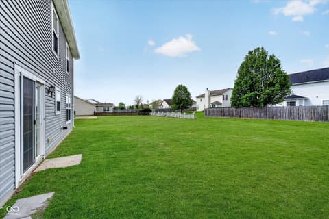 Backyard at 2428 Foxtail Drive, Plainfield, IN