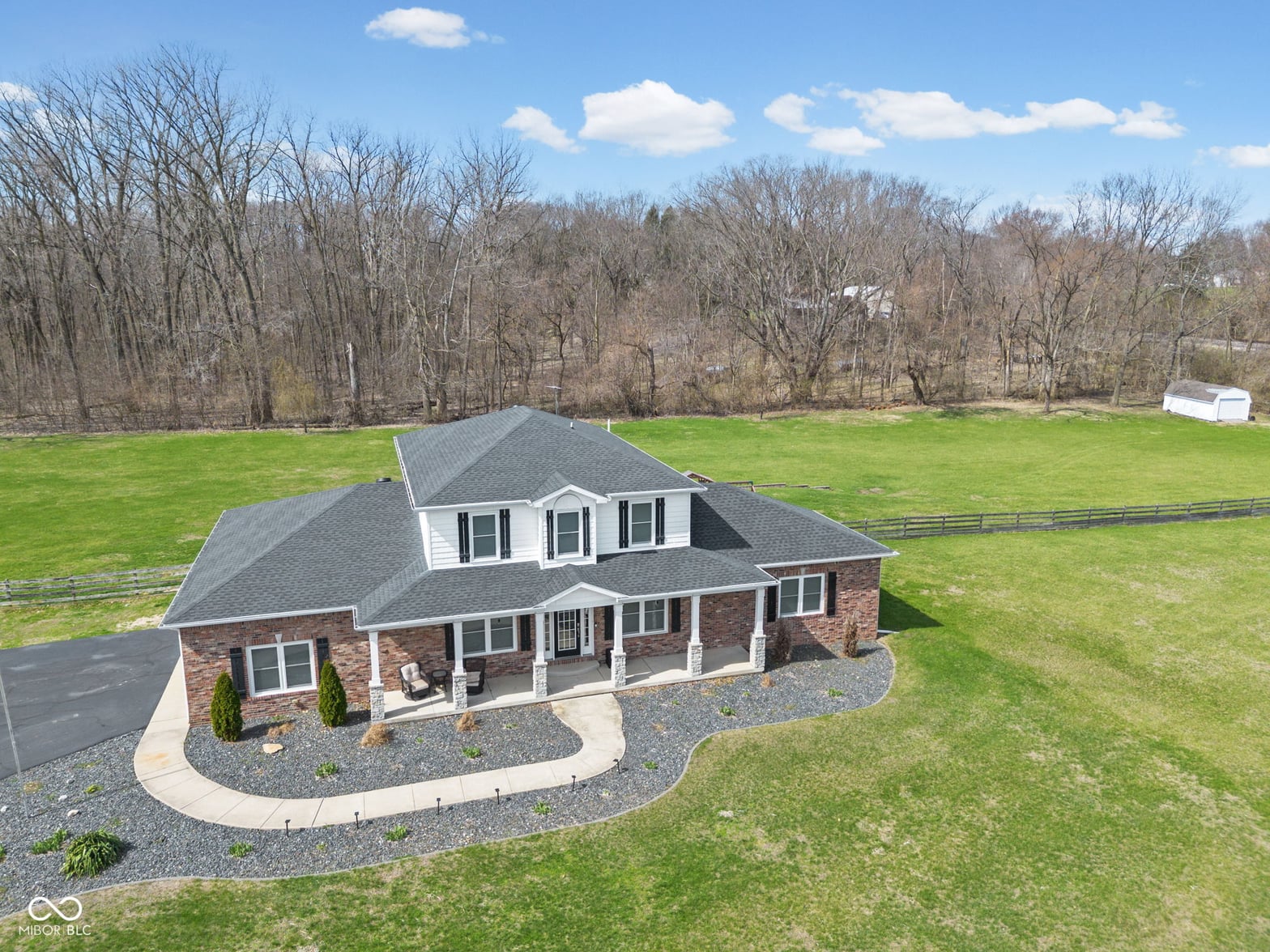 Front exterior at 7627 Adams Road, Lafayette, IN