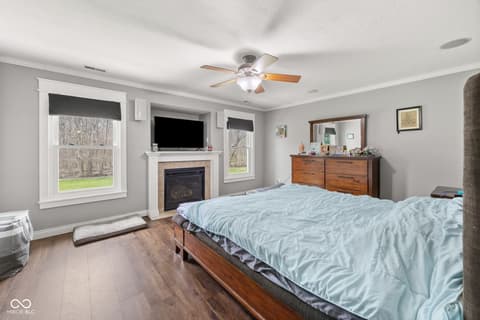 Bedroom at 7627 Adams Road, Lafayette, IN