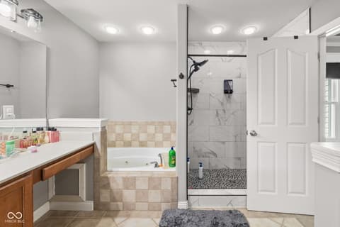 Bathroom at 7627 Adams Road, Lafayette, IN