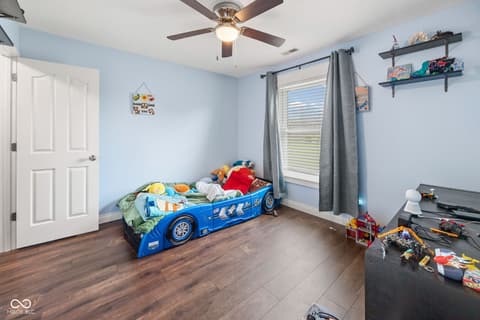 Bedroom at 7627 Adams Road, Lafayette, IN