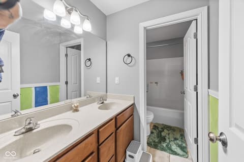 Bathroom at 7627 Adams Road, Lafayette, IN