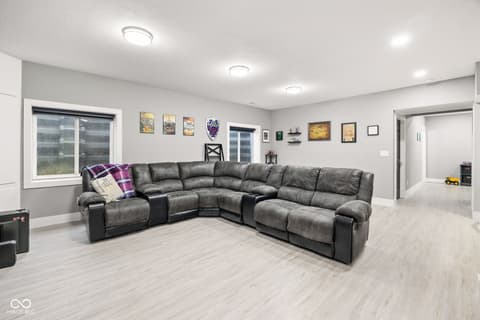 Living room at 7627 Adams Road, Lafayette, IN