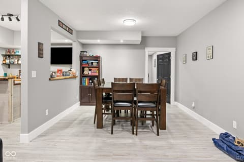 Dining room at 7627 Adams Road, Lafayette, IN