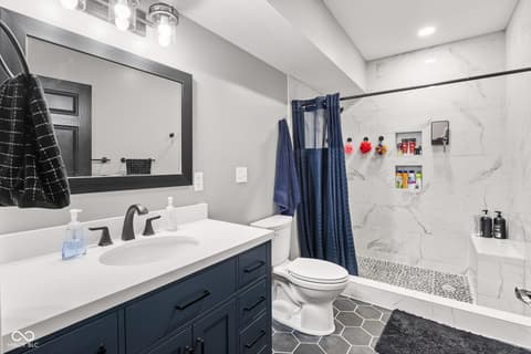 Bathroom at 7627 Adams Road, Lafayette, IN