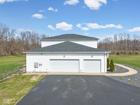 Side exterior at 7627 Adams Road, Lafayette, IN