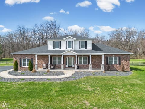 Front exterior at 7627 Adams Road, Lafayette, IN