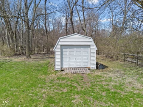 Garage at 7627 Adams Road, Lafayette, IN