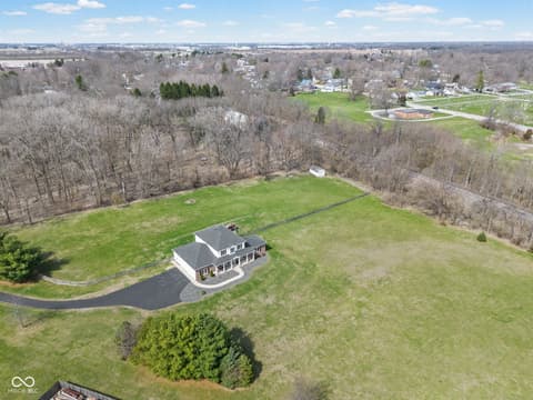 Aerial view at 7627 Adams Road, Lafayette, IN