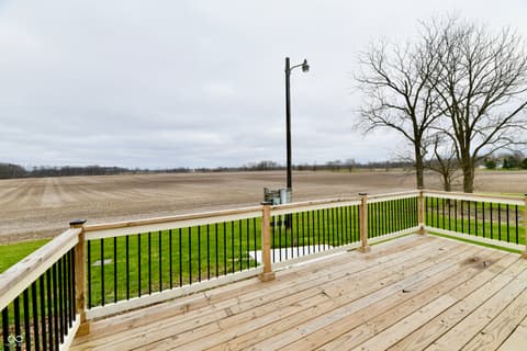 Outdoor living area at 1906 W 1000 N, Knightstown, IN