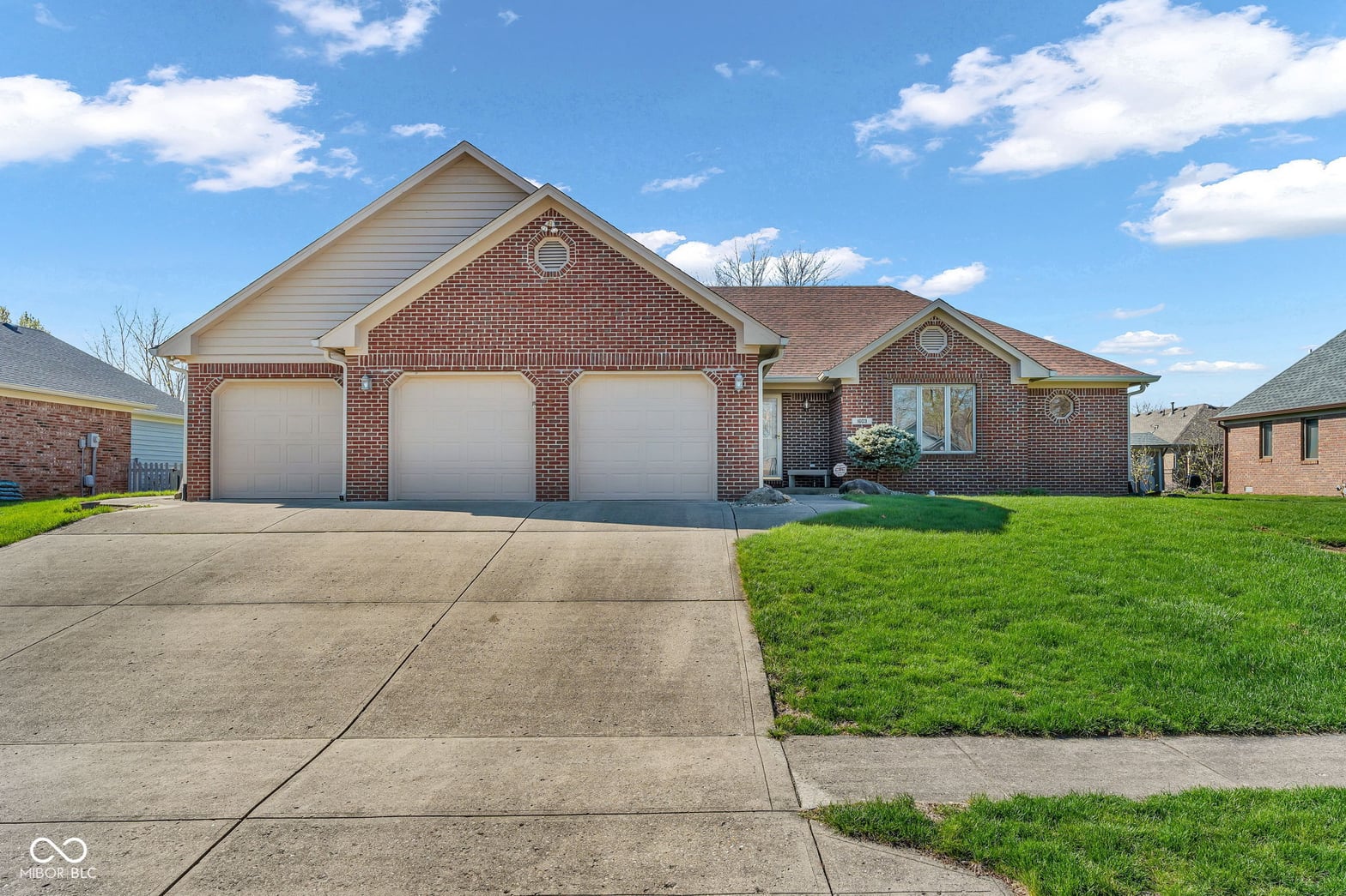 Front exterior at 1603 Woodside Drive, Danville, IN