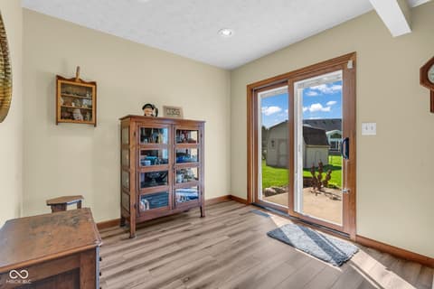 Home office at 1603 Woodside Drive, Danville, IN