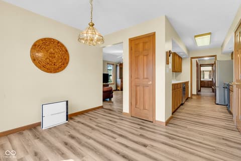 Dining room at 1603 Woodside Drive, Danville, IN