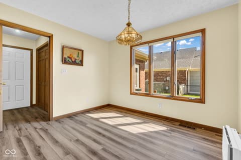 Dining room at 1603 Woodside Drive, Danville, IN