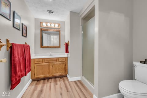 Bathroom at 1603 Woodside Drive, Danville, IN