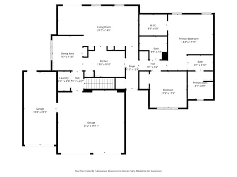 Floor Plan — 1603 Woodside Drive, Danville, IN