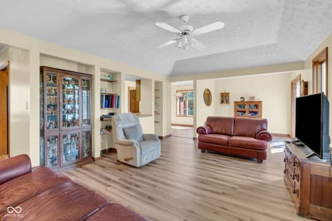 Living room at 1603 Woodside Drive, Danville, IN
