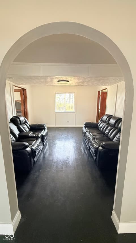 Living room at 3868 E Worthsville Road, Whiteland, IN