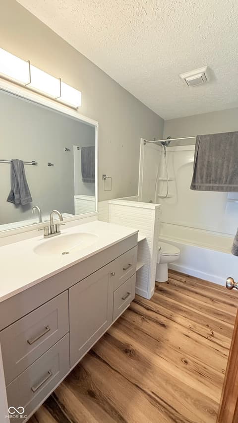Bathroom at 3868 E Worthsville Road, Whiteland, IN