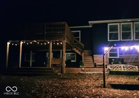 Backyard at 2870 N State Road 135, Nashville, IN