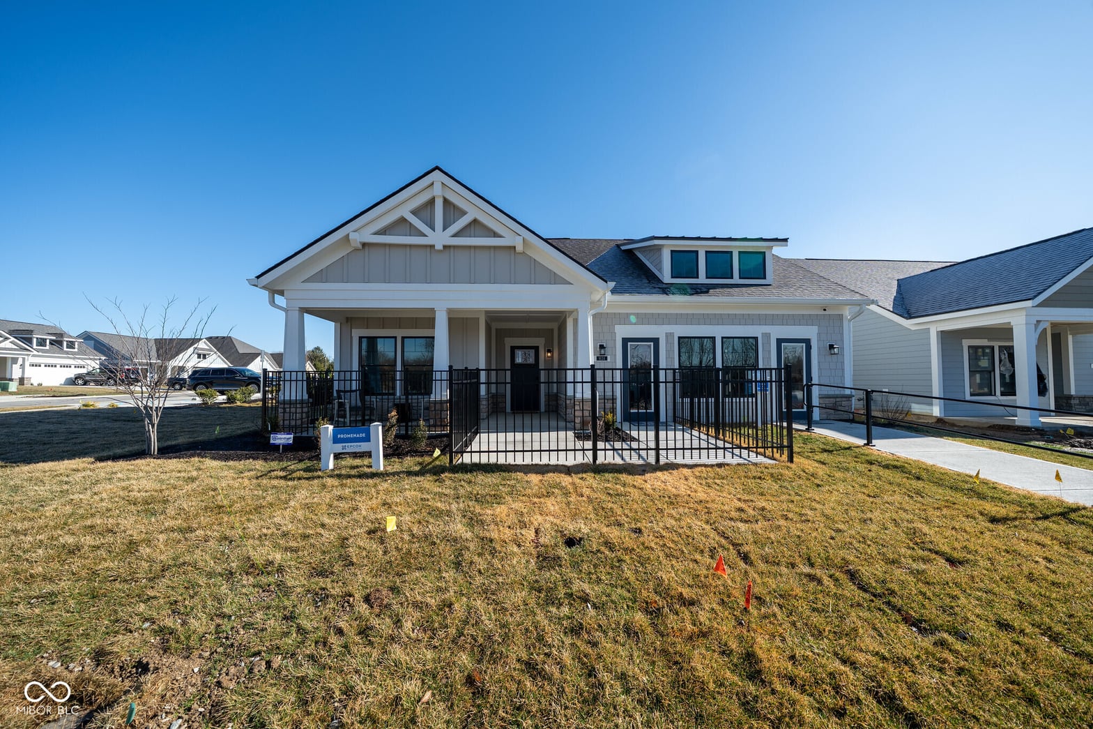 Front exterior at 8901 Constitution Trail, Brownsburg, IN