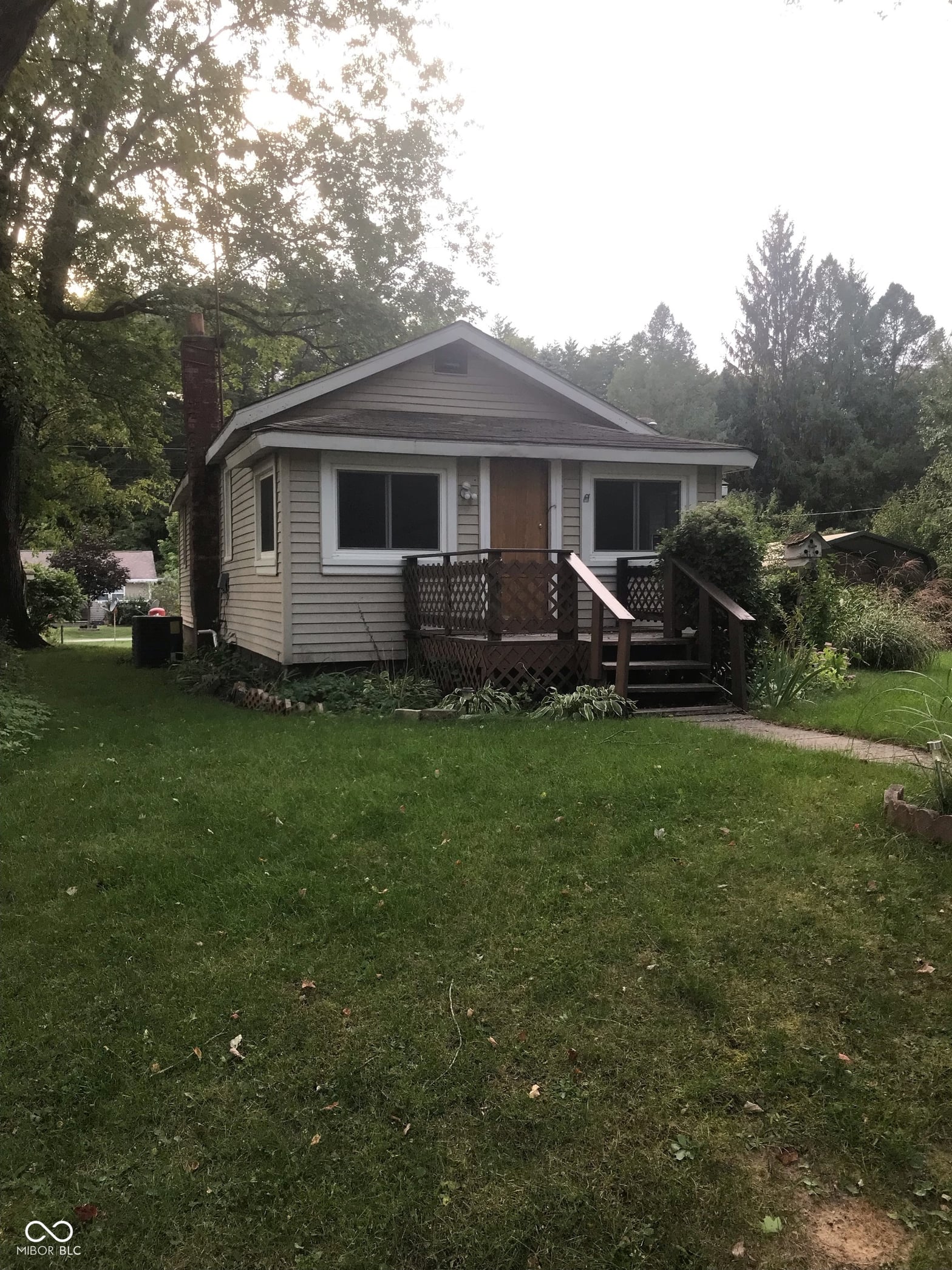 Front exterior at 8675 S Bryan Street, Ora, IN
