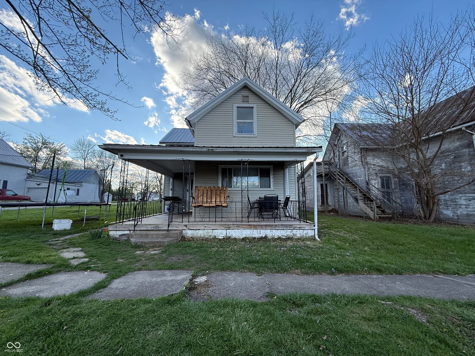 Front exterior at 221 N Main Street, Modoc, IN