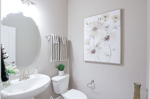Bathroom at 6088 Farlin Drive, Whitestown, IN