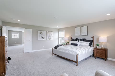 Bedroom at 6088 Farlin Drive, Whitestown, IN